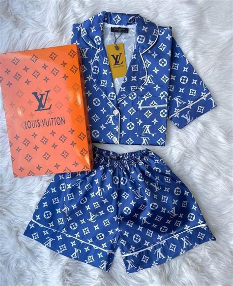 pyjama louis vuitton bleu